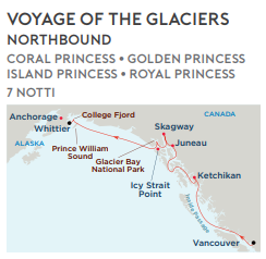 Voyage of the glaciers da Vancouver in Alaska - Stati Uniti America